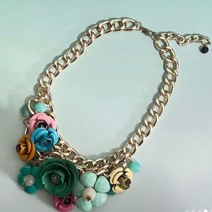 ARATTA SILENT JOURNEY NEW BIG CHAIN FLOWER NECKLACE